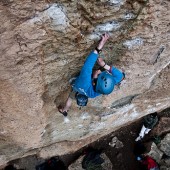 sam finding his way through the crux